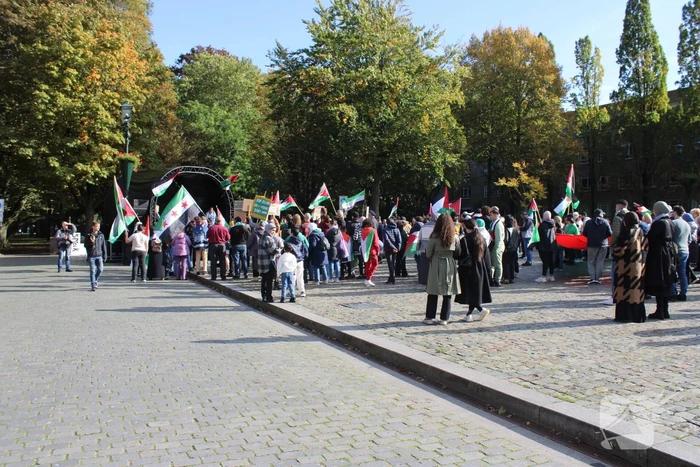 Pro Palestina demonstratie trekt veel mensen