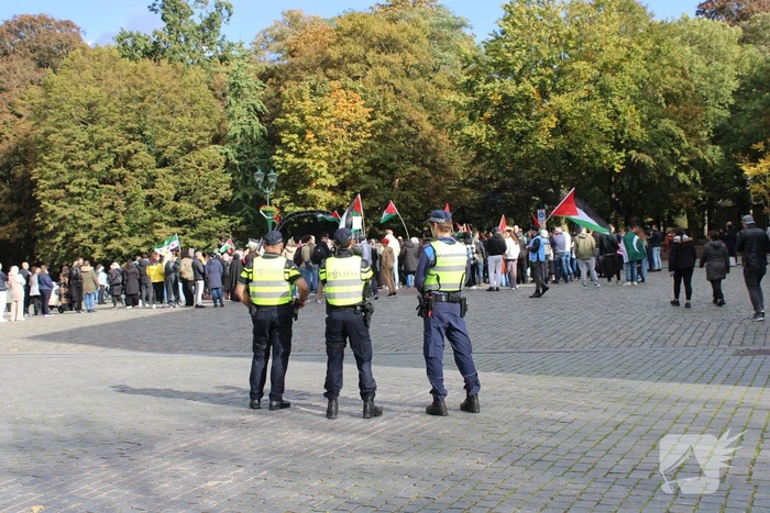 Pro Palestina demonstratie trekt veel mensen