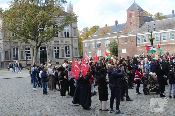 Pro Palestina demonstratie trekt veel mensen