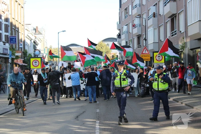 Pro Palestina demonstratie trekt veel mensen
