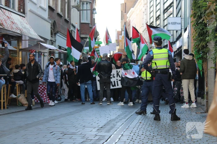 Pro Palestina demonstratie trekt veel mensen