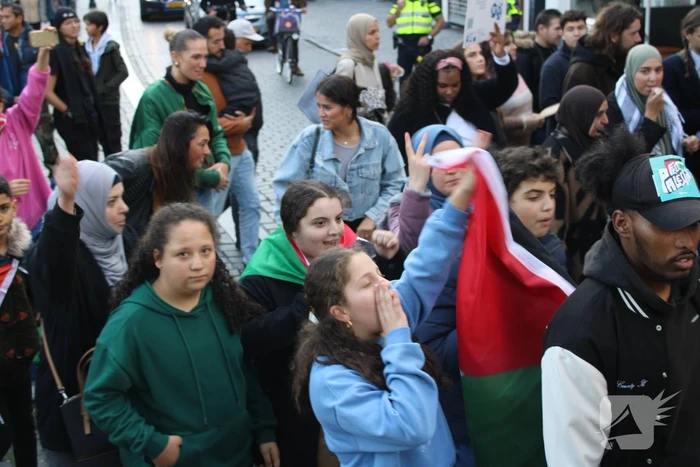 Pro Palestina demonstratie trekt veel mensen
