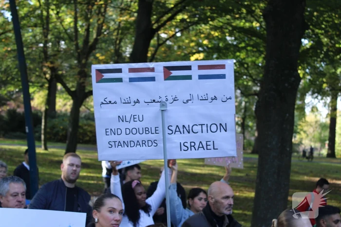 Pro Palestina demonstratie trekt veel mensen