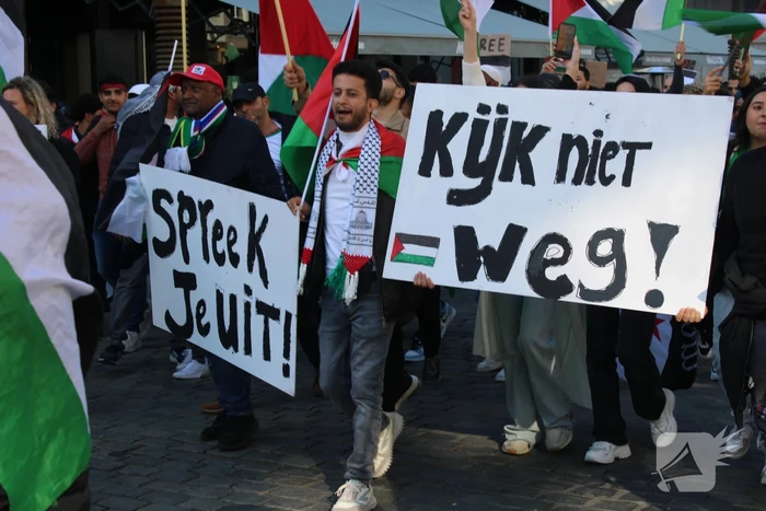 Pro Palestina demonstratie trekt veel mensen