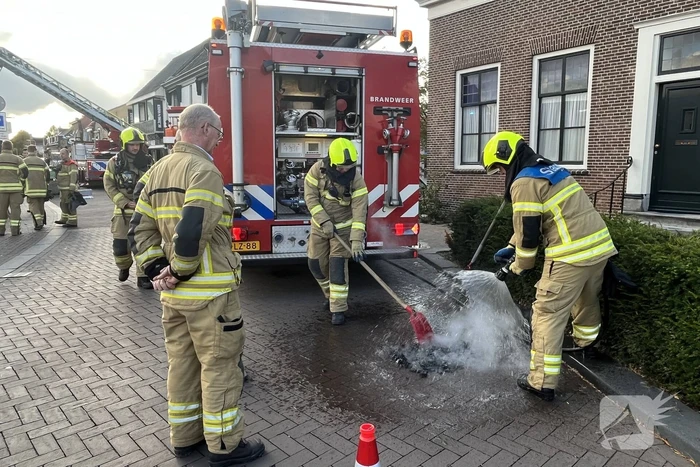 Schoorsteenbrand snel onder controle