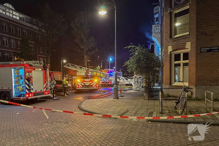 Flinke schade na brand in kantoorpand