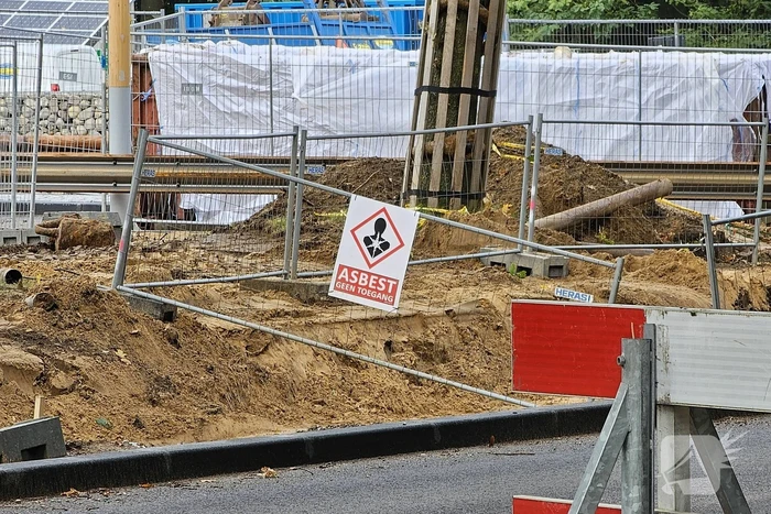 Asbest aangetroffen bij aanleg Parklaan