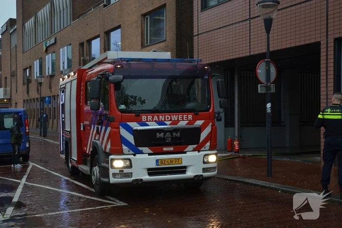 Rechtbank ontruimd vanwege brandende fiets in parkeergarage
