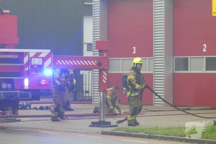 Brand in keuken van brandweerkazerne