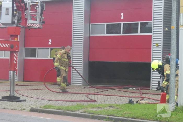 Brand in keuken van brandweerkazerne