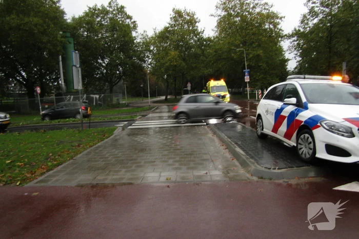 Fietser in botsing met automobilist