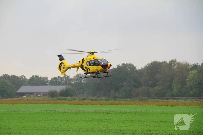 Bestuurder bekneld bij botsing tegen boom