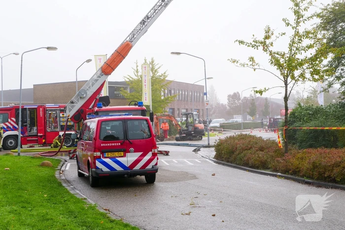 Nablussen en controle Brand Woerden