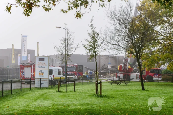 Nablussen en controle Brand Woerden