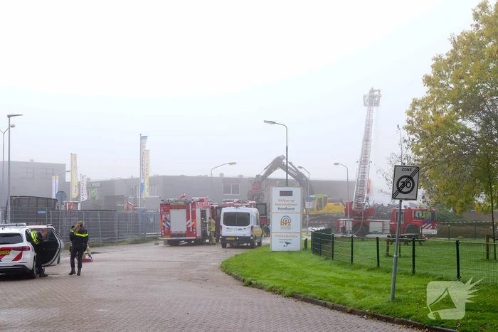 Nablussen en controle Brand Woerden
