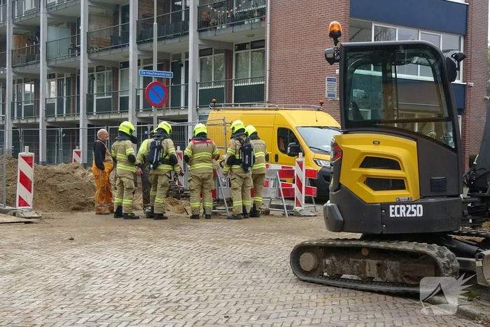 Gaslekkage door graafwerkzaamheden