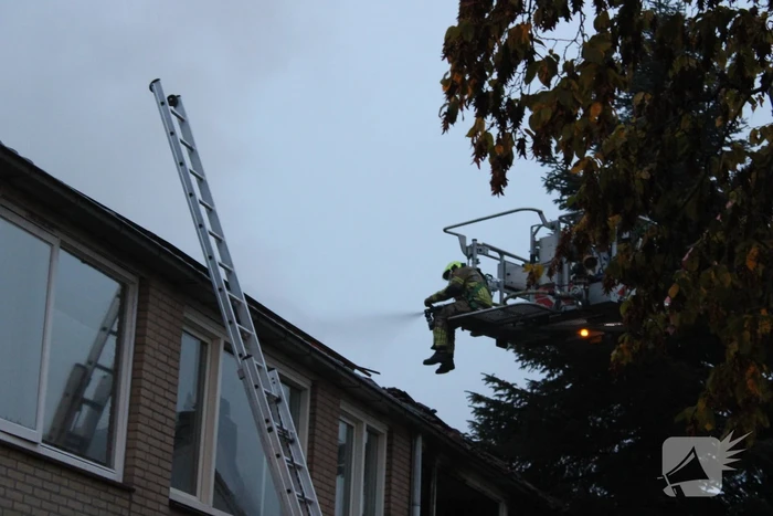 Uitslaande brand in woning