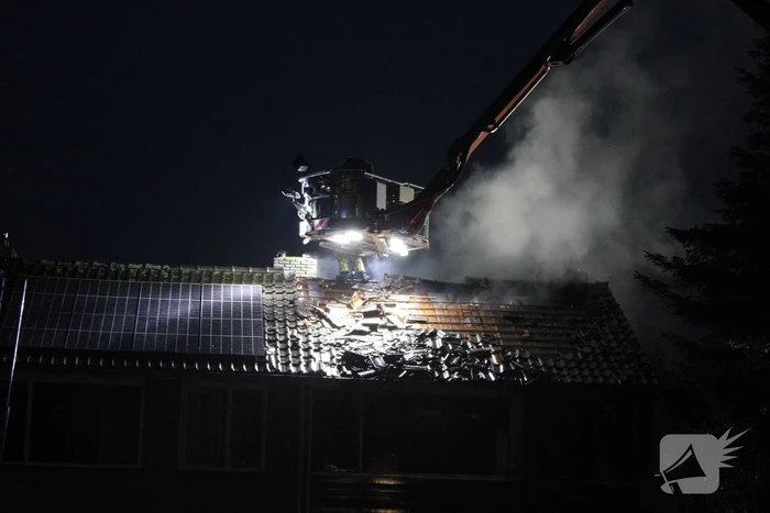Uitslaande brand in woning