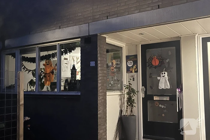 Veel mensen de straat op voor enge Halloweentocht