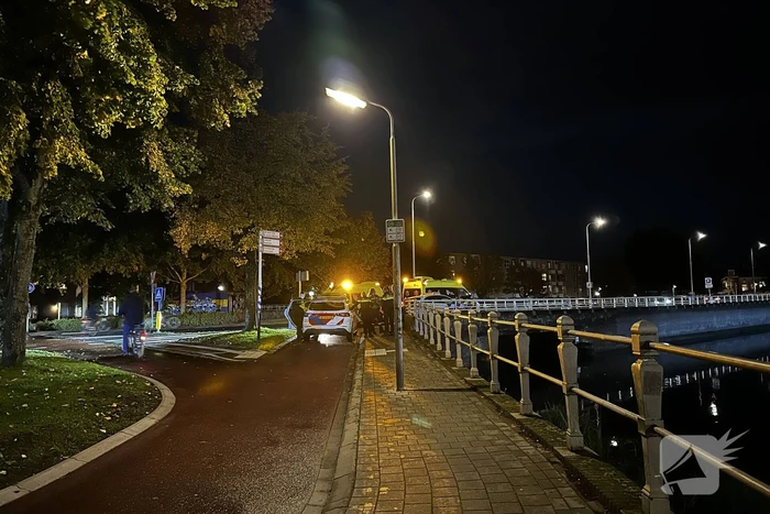 Incident achter in politieauto