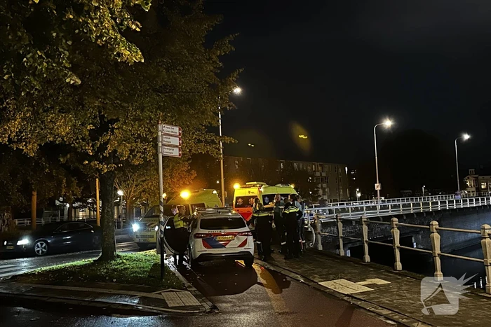 Incident achter in politieauto