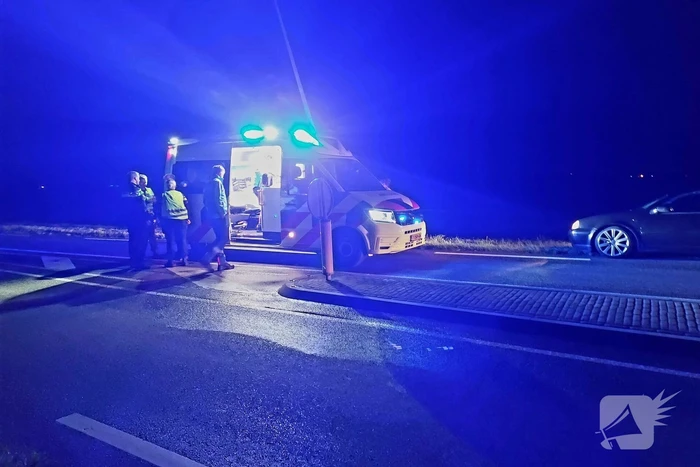Bestuurder aangehouden na eenzijdig ongeval