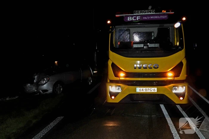 Bestuurder aangehouden na eenzijdig ongeval
