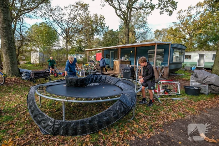 Kampeerseizoen afgelopen op camping bakkum
