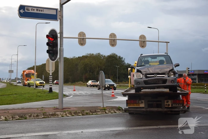 Gewonde bij kop-staartbotsing