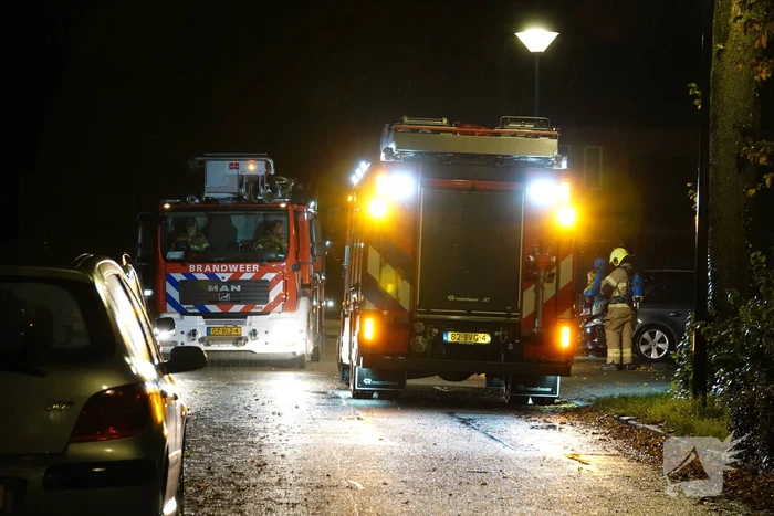 Veel schade door brand op zolder