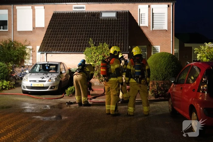 Veel schade door brand op zolder