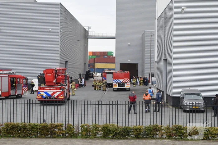 Hulpdiensten groots ingezet voor brand in bedrijfspand