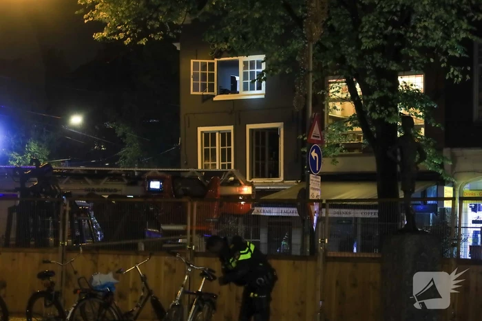 Veel rookontwikkeling bij grote brand in café