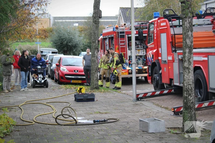 Hevige rookontwikkeling bij schoorsteenbrand