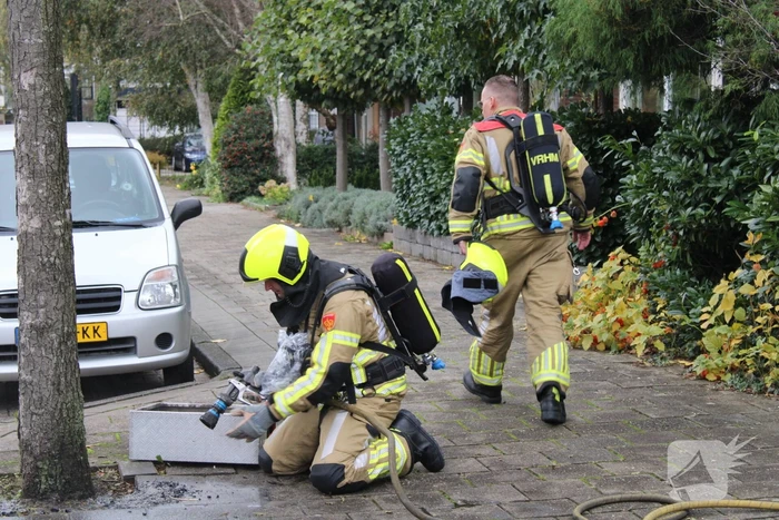 Hevige rookontwikkeling bij schoorsteenbrand