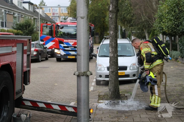Hevige rookontwikkeling bij schoorsteenbrand