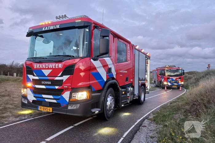 Brandweer controleert bunker op brand