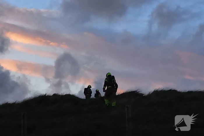 Brandweer controleert bunker op brand