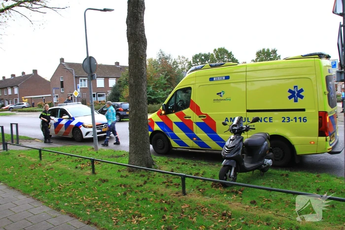 Scooterrijder gecontroleerd na val