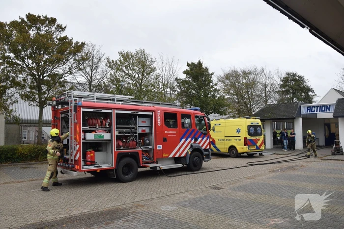 Winkelpand ontruimt vanwege rookontwikkeling