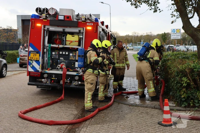 Winkelpand ontruimt vanwege rookontwikkeling