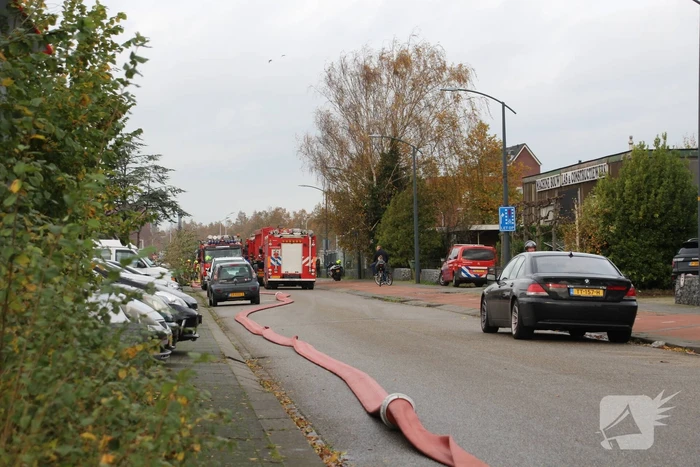 Grote brand in voormalige kringloopwinkel