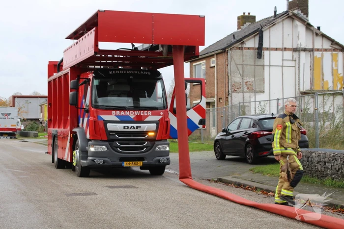 Grote brand in voormalige kringloopwinkel