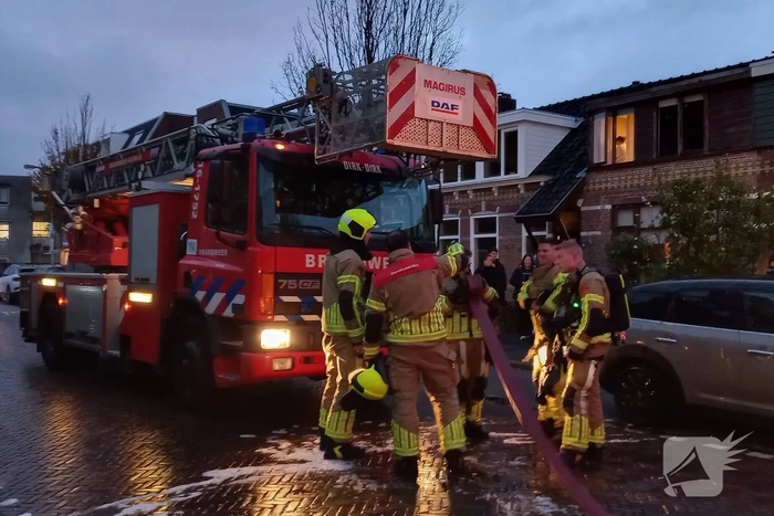 Brandweer ingezet voor woningbrand