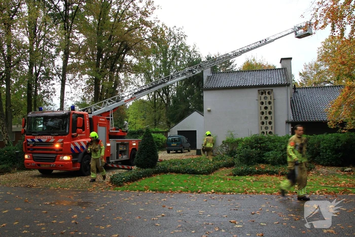 Rookontwikkeling bij brand in schoorsteen