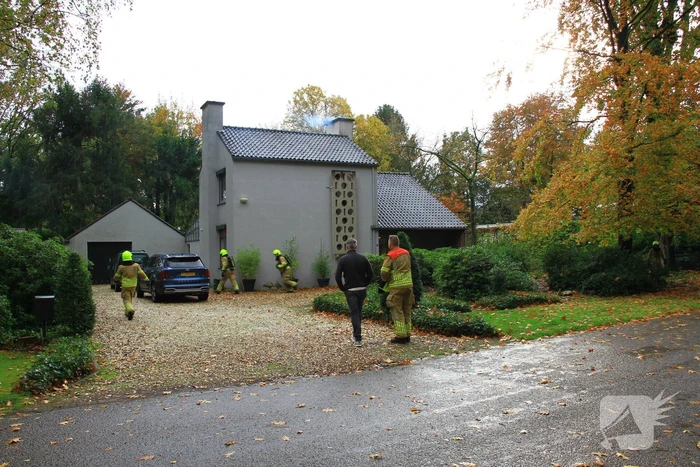 Rookontwikkeling bij brand in schoorsteen
