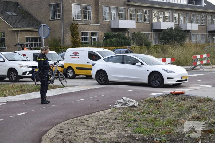 Fietser geschept door automobilist