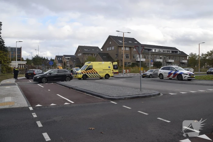 Fietser geschept door automobilist