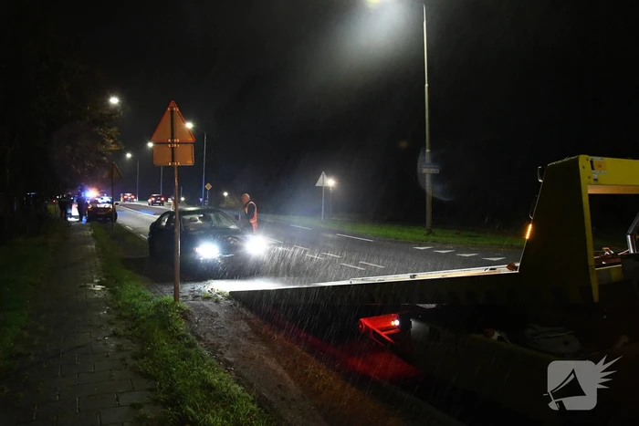 Schade bij aanrijding tussen drie auto's