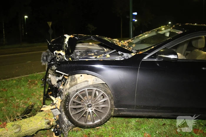 Gewonde nadat auto op boom botst
